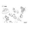 Vue éclatée Bosch GSB12V-15 3601JB6901 #01