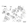 Vue éclatée Bosch GSB13RE 3601B17105 #01