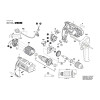 Vue éclatée Bosch GSB13RE 3601B17107 #01