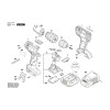 Vue éclatée Bosch GSB14,4-2-LI 3601JC7000 #01