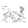 Vue éclatée Bosch GSB14,4-2 3601JA7400 #01