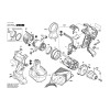 Vue éclatée Bosch GSB14,4VE-2 3601J94401 #01