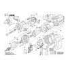 Vue éclatée Bosch GSB162-2 3601A8B004 #01