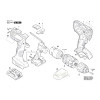 Vue éclatée Bosch GSB18-2-LIPlus 3601JE7100 #01