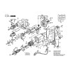 Vue éclatée Bosch GSB680PROFI 0601184351 #01