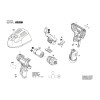 Vue éclatée Bosch GSR10,8V-LI 3601J92900 #01