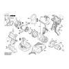 Vue éclatée Bosch GSR12VE-2 3601J93500 #01