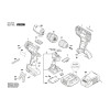 Vue éclatée Bosch GSR14,4-2-LI 3601JB7400 #01