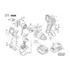 Vue éclatée Bosch GSR14,4V-EC 3601JD6000 #01