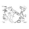 Vue éclatée Bosch GSR14,4V 0601915420 #01