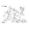 Vue éclatée Bosch GSR18-2-LI 3601JB7300 #01