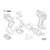 Vue éclatée Bosch GSR18V-28 3601JE6101 #01