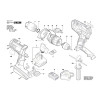 Vue éclatée Bosch GSR36VE-2-LI 3601JC0100 #01