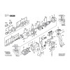 Vue éclatée Bosch GSR6-20TE 0601423760 #01