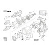 Vue éclatée Bosch GSR6-25TE 3601D45000 #01