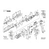 Vue éclatée Bosch GSR6-40TE 0601420703 #01
