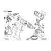 Vue éclatée Bosch GSR7,2V 0601915720 #01