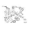 Vue éclatée Bosch GSR7,2VES-2 0601936723 #01