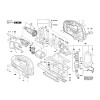 Vue éclatée Bosch GST150BCE 3601E13001 #01