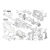 Vue éclatée Bosch GST160BCE 3601E18000 #01