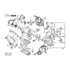 Vue éclatée Bosch GST18V 3601E98300 #01