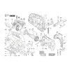 Vue éclatée Bosch GST90BE 3601E8F000 #01