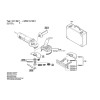 Vue éclatée Bosch GWS10-125C 0601382903 #02