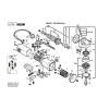 Vue éclatée Bosch GWS10-125C 0601702903 #01