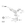 Vue éclatée Bosch GWS13-125CIX 3601G9E100 #02