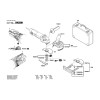 Vue éclatée Bosch GWS14-125C 0601384703 #02