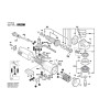 Vue éclatée Bosch GWS14-125CE 0601805573 #01