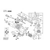Vue éclatée Bosch GWS14-150C 0601806574 #01