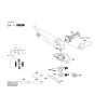 Vue éclatée Bosch GWS1400 3601H24801 #02