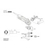 Vue éclatée Bosch GWS15-125CIEX 3601G96100 #02