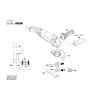 Vue éclatée Bosch GWS15-125CITH 3601H30400 #02