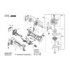 Vue éclatée Bosch GWS18V-7 3601JH9002 #01