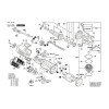 Vue éclatée Bosch GWS19-125CIE 3601G9P001 #01