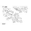 Vue éclatée Bosch GWS20-230H 3601H50L02 #01
