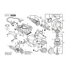 Vue éclatée Bosch GWS20-230J 0601752965 #01