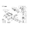 Vue éclatée Bosch GWS2200 3601HC10R0 #01
