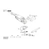 Vue éclatée Bosch GWS2200 3601HC10R0 #02
