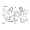 Vue éclatée Bosch GWS230 0601752020 #02