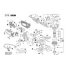 Vue éclatée Bosch GWS24-230JVX 3601H64U00 #01