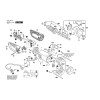 Vue éclatée Bosch GWS24-230JVX 3601H64U01 #01