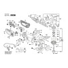 Vue éclatée Bosch GWS24-230JVX 3601H64U07 #01