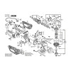 Vue éclatée Bosch GWS24-230JVX 3601H64Z00 #01