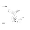 Vue éclatée Bosch GWS26-180BV 0601855B03 #02
