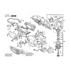 Vue éclatée Bosch GWS26-180JB 0601855903 #01