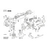 Vue éclatée Bosch GWS26-230 3601HA60K0 #01