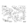 Vue éclatée Bosch GWS26-230JBV 0601856G03 #01